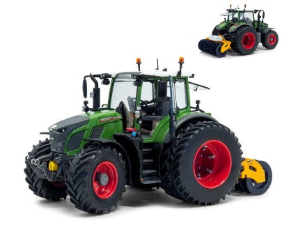 Immagine di TRATTORE FENDT 620 VARIO 6 WHEELS + ERPICE DISCHI HOLARAS STEGO 285 1:32