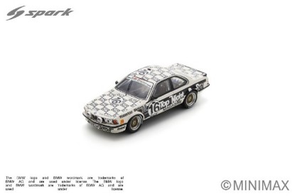 Immagine di BMW 635 CSi N.16 24 H SPA 1986 J.M.MARTIN-P.WITMEUR-E.VAN DE POELE 1:43