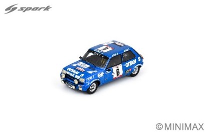 Immagine di RENAULT 5 ALPINE N.6 Gr2 2nd TOUR DE CORSE 1979 RAGNOTTI-ANDRIE 1:43