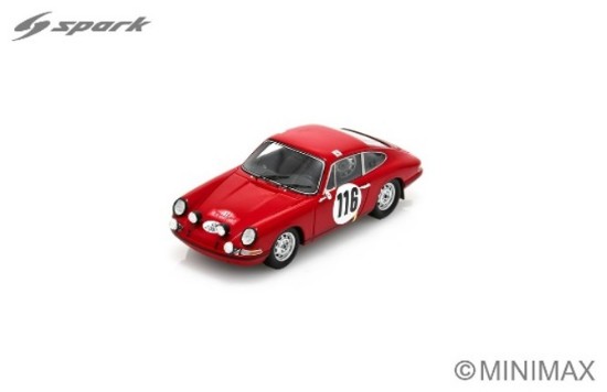Immagine di PORSCHE 911 T/R N.116 2nd RALLY MONTE CARLO 1968 TOIVONEN-TINKKANEN 1:43