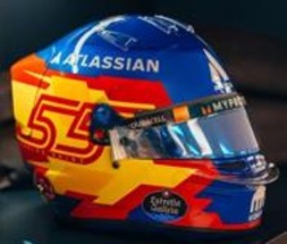 Immagine di CASCO CARLOS SAINZ WILLIAMS F1 TEAM 2025 1:5