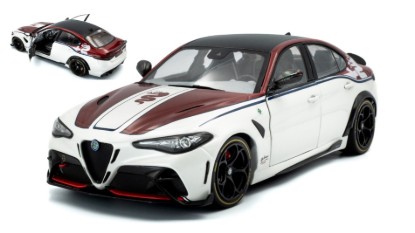 Immagine di ALFA ROMEO GIULIA GTA-M 2023 WHITE/RED 1:18