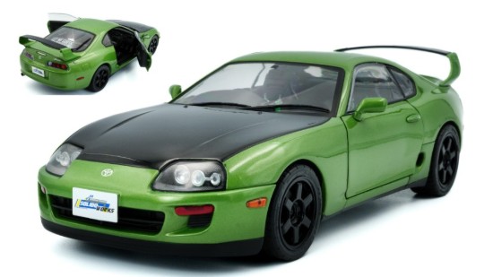 Immagine di TOYOTA SUPRA MKIV (A80) COUPE 1993 GREEN/BLACK 1:18