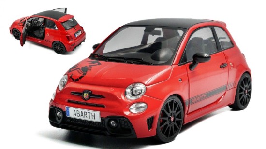 Immagine di FIAT NUOVA 500 ABARTH 595 2022 MARANELLO RED 1:18
