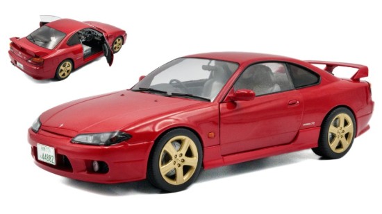 Immagine di NISSAN SILVIA (S15) COUPE SPEC-R AERO 1999 FLAME RED 1:18