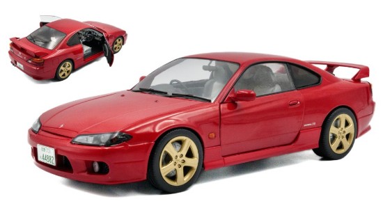 Immagine di NISSAN SILVIA (S15) COUPE SPEC-R AERO 1999 FLAME RED 1:18