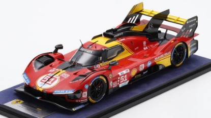 Immagine di FERRARI 499P N.51 3rd LE MANS 2024 PIER GUIDI-CALADO-GIOVINAZZI 1:18