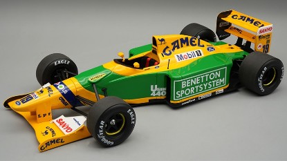 Immagine di BENETTON B192 N.19 TEST CAR BARCELLONA 1992 A.ZANARDI 1:18