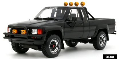 Immagine di TOYOTA HILUX SR5 1985 GLOSS BLACK "BACK TO THE FUTURE" MARTY'S DREAM1:18