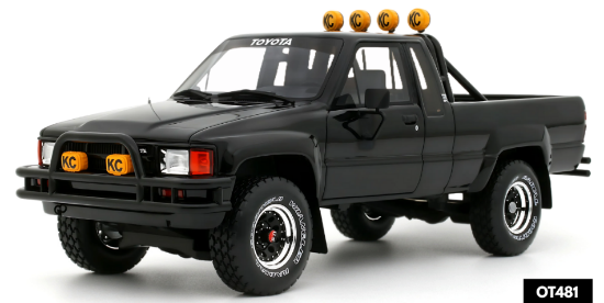 Immagine di TOYOTA HILUX SR5 1985 GLOSS BLACK "BACK TO THE FUTURE" MARTY'S DREAM1:18