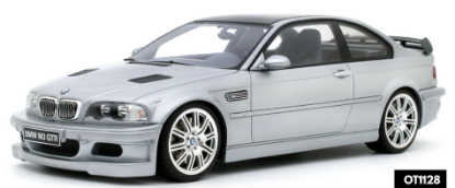 Immagine di BMW E46 M3 GTR STREET 2001 MET.TITAN SILVER 1:18