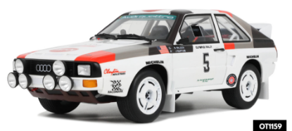 Immagine di AUDI SPORT QUATTRO N.5 OLYMPUS RALLY 1986 J.BUFFUM 1:18