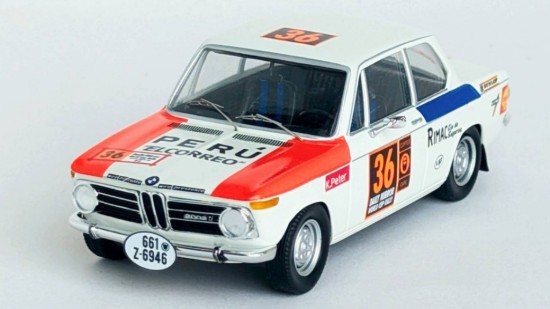 Immagine di BMW 2002 Ti LONDON-MEXICO 1970 KUBE-RANFT 1:43