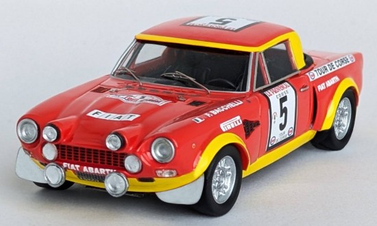 Immagine di FIAT 124 ABARTH N.5 TOUR DE CORSE 1974 BACCHELLI-SCABINI 1:43