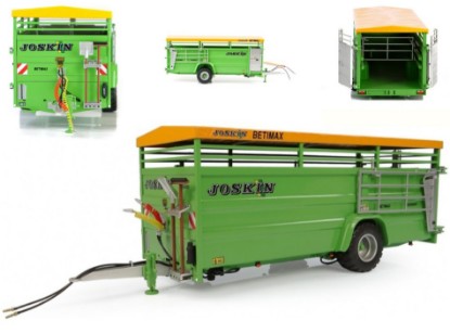 Immagine di RIMORCHIO TRASPORTO ANIMALI JOSKIN BETIMAX RDS G 6000 GREEN VERSION 1:32