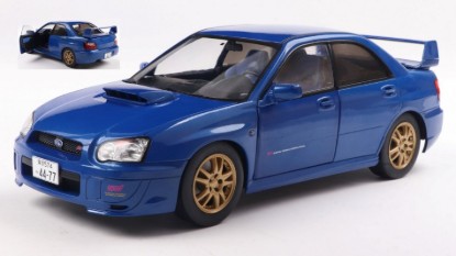 Immagine di SUBARU IMPREZA WRX STi RIGHT HAND DRIVE 2003 BLUE1:18
