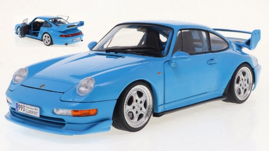 Immagine di PORSCHE 911 993 CLUBSPORT COUPE 1993 RIVIERA BLUE 1:18