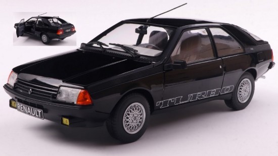 Immagine di RENAULT FUEGO TURBO COUPE 1980 BLACK 1:18