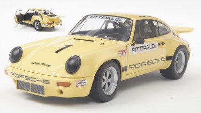 Immagine di PORSCHE 911 CARRERA 3.0 RSR N.1 IROC RIVERSIDE 1973 E.FITTIPALDI 1:18