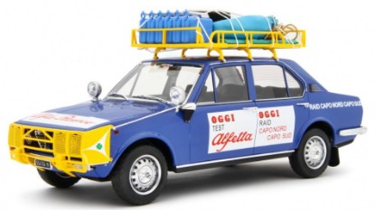 Immagine di ALFA ROMEO ALFETTA 1.8 RAID CAPO NORD CAPO SUD 1973 1:18