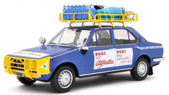 Immagine di ALFA ROMEO ALFETTA 1.8 RAID CAPO NORD CAPO SUD 1973 1:18