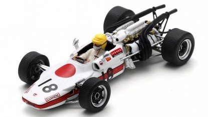 Immagine di HONDA RA302 N.18 FRANCE GP 1968 JO SCHLESSER 1:43