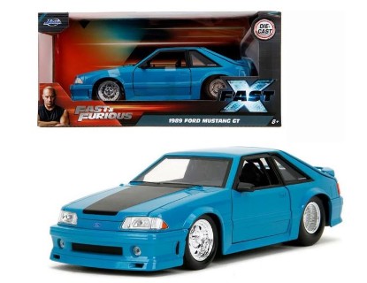 Immagine di FORD MUSTANG GT FAST & FURIOUS BLUE 1:24