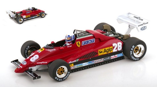 Immagine di FERRARI 126C2 N.28 2nd GP MONACO 1982 D.PIRONI 1:18