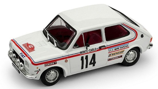 Immagine di FIAT 127 N.114 ABANDON RALLY MONTE CARLO 1973 DONGUES-SAULIES 1:43