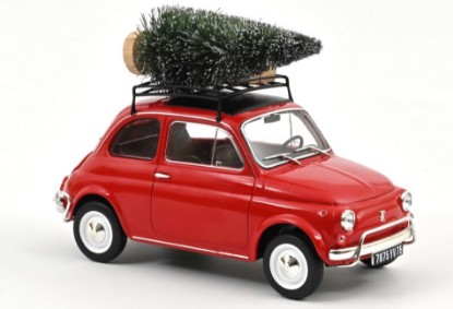 Immagine di FIAT 500 L 1968 GREEN CHRISTMAS 1:18