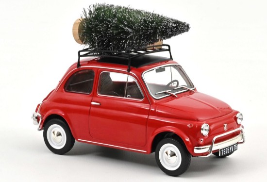 Immagine di FIAT 500 L 1968 GREEN CHRISTMAS 1:18
