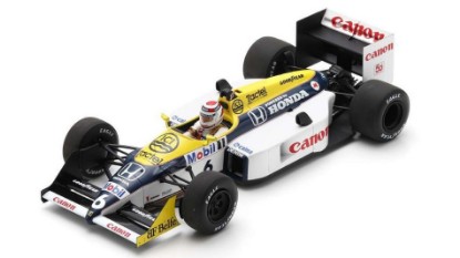 Immagine di WILLIAMS FW11B N.6 WINNER ITALIAN GP 1987 NELSON PIQUET 1:18