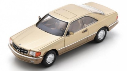 Immagine di MERCEDES 560 SEC 1989 BEIGE RESIN 1:43