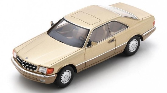Immagine di MERCEDES 560 SEC 1989 BEIGE RESIN 1:43
