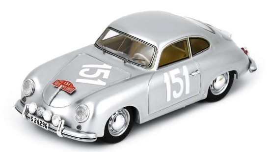 Immagine di PORSCHE 356 1300 N.151 RALLY MONTE CARLO 1955 JOHANSSON-JENSEN 1:43