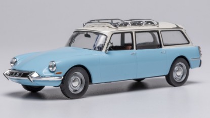 Immagine di CITROEN ID 19 BREAK 1960 LIGHT BLUE/WHITE 1:43