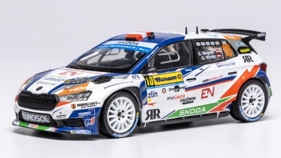 Immagine di SKODA FABIA N.10 RALLY2 BARUM 2023 WAGNER-WINTER 1:43