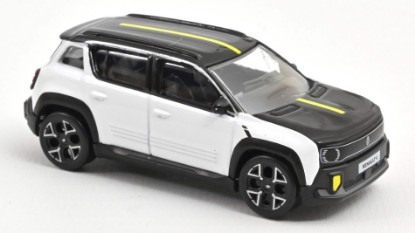 Immagine di RENAULT 4 E-TECH ELECTRIC 2025 WHITE AND BLACK 1:64