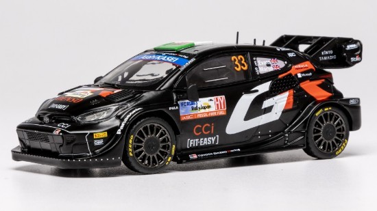 Immagine di TOYOTA GR YARIS N.33 RALLY1 JAPAN 2024 EVANS-MARTIN 1:43