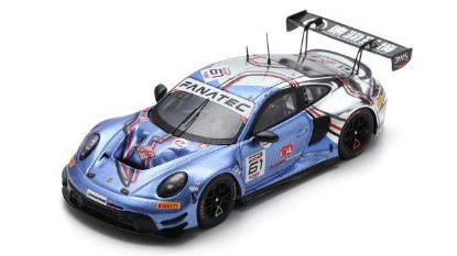 Immagine di PORSCHE 911 GT3 R N.61 24 H SPA 2024 D'SILVA-LI-BAMBER-LEITCH 1:43