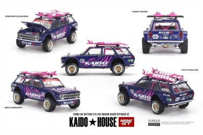 Immagine di DATSUN 510 WAGON 4X4 KAIDO OFFROAD V2 1969 1:64
