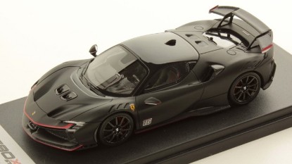 Immagine di FERRARI SF90 XX STRADALE MATT BLACK WITH SHINY BLACK ROOF 1:43