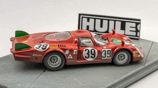 Immagine di ALFA ROMEO 33.2 N.39 24 H LE MANS 1968 IGNAZIO GIUNTI DIORAMA 1:43