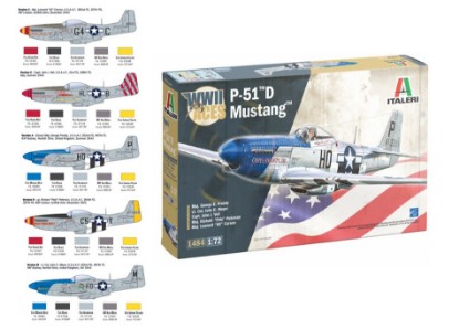Immagine di P-51D MUSTANG ACES KIT 1:72