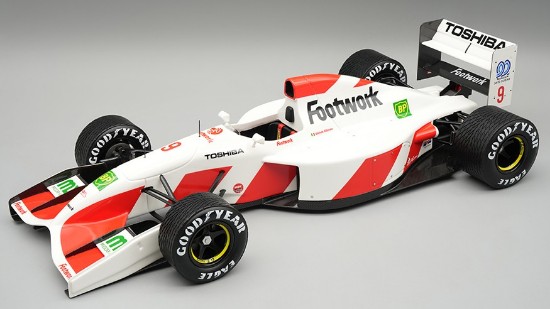 Immagine di FOOTWORK FA13 SPAIN GP 1992 RAIN TYRES M.ALBORETO 1:18