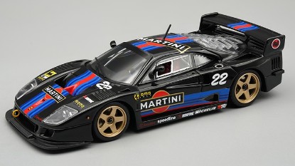 Immagine di FERRARI F40 LM 1996 BLACK MARTINI/BLACK WHEELS 1:43
