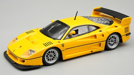 Immagine di FERRARI F40 LM 1996 PRESS VERSION MODENA YELLOW/ENKEI SILVER WHEELS 1:43