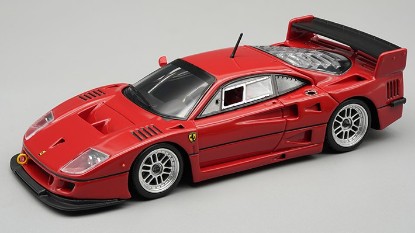 Immagine di FERRARI F40 LM 1996 PRESS VERSION RED/ENKEI SILVER WHEELS 1:43