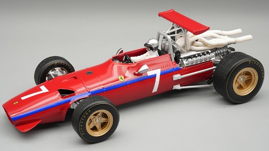 Immagine di FERRARI 312F1/68 WATKINS GLEN GP 1968 D.BELL W/DRIVER 1:18