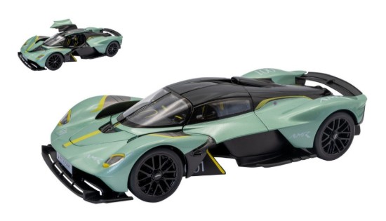 Immagine di ASTON MARTIN VALKYRIE N.001 METALLIC LIGHT GREEN 1:18